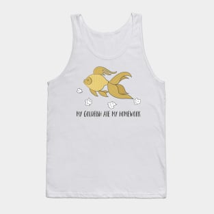 My Goldfish Ate My Homework, Funny Pet Tank Top